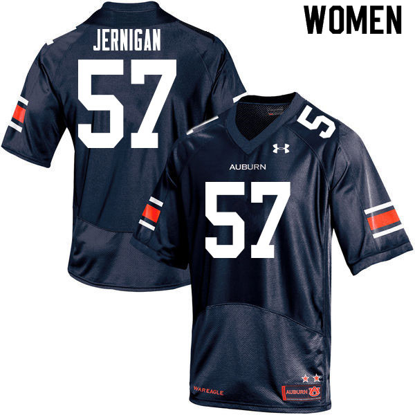 Women's Auburn Tigers #57 Avery Jernigan Navy 2020 College Stitched Football Jersey